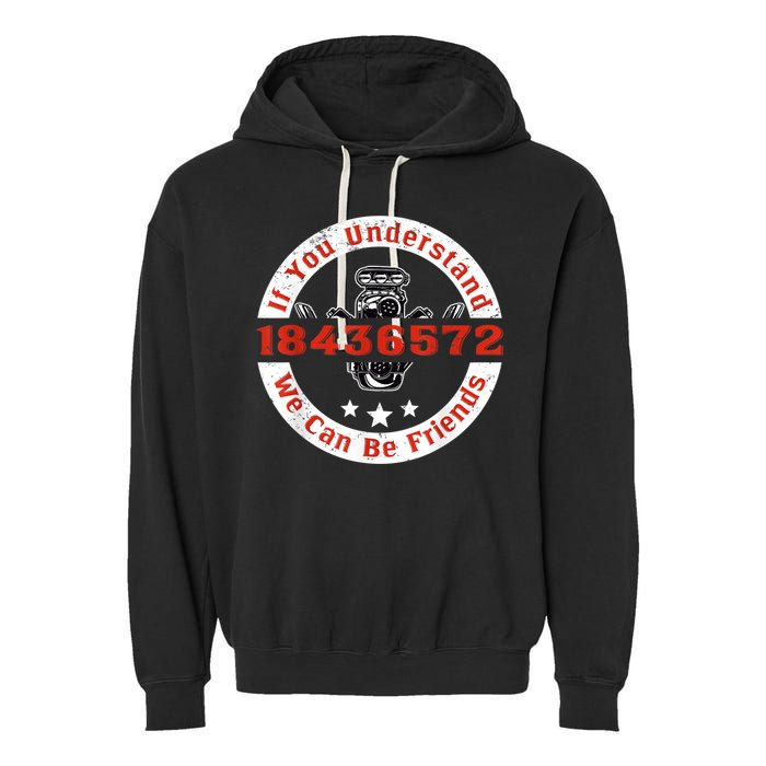 Mechanic Car Mechanic 18436572 V8 Mechanical Engineer Garment-Dyed Fleece Hoodie