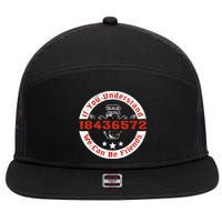 Mechanic Car Mechanic 18436572 V8 Mechanical Engineer 7 Panel Mesh Trucker Snapback Hat