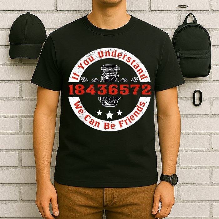 Mechanic Car Mechanic 18436572 V8 Mechanical Engineer T-Shirt