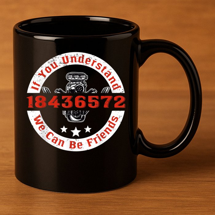 Mechanic Car Mechanic 18436572 V8 Mechanical Engineer 11oz C Handle Ceramic Mug
