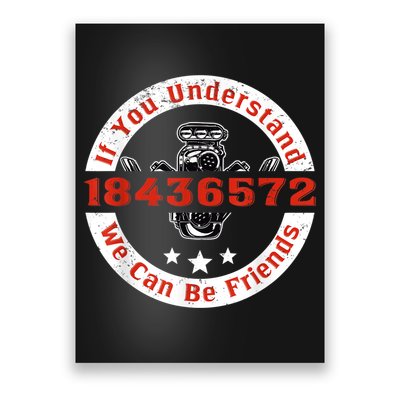 Mechanic Car Mechanic 18436572 V8 Mechanical Engineer Poster