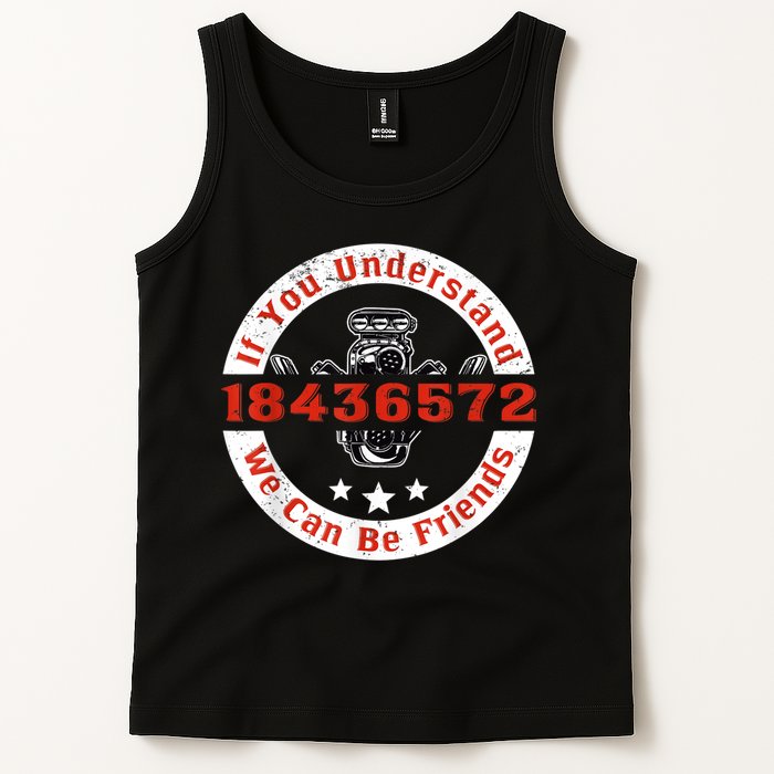 Mechanic Car Mechanic 18436572 V8 Mechanical Engineer Tank Top