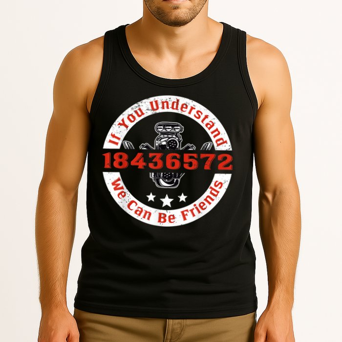 Mechanic Car Mechanic 18436572 V8 Mechanical Engineer Tank Top