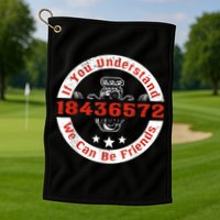 Mechanic Car Mechanic 18436572 V8 Mechanical Engineer Golf Towel