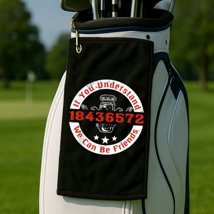 Mechanic Car Mechanic 18436572 V8 Mechanical Engineer Golf Towel