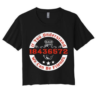 Mechanic Car Mechanic 18436572 V8 Mechanical Engineer Women's Crop Top Tee