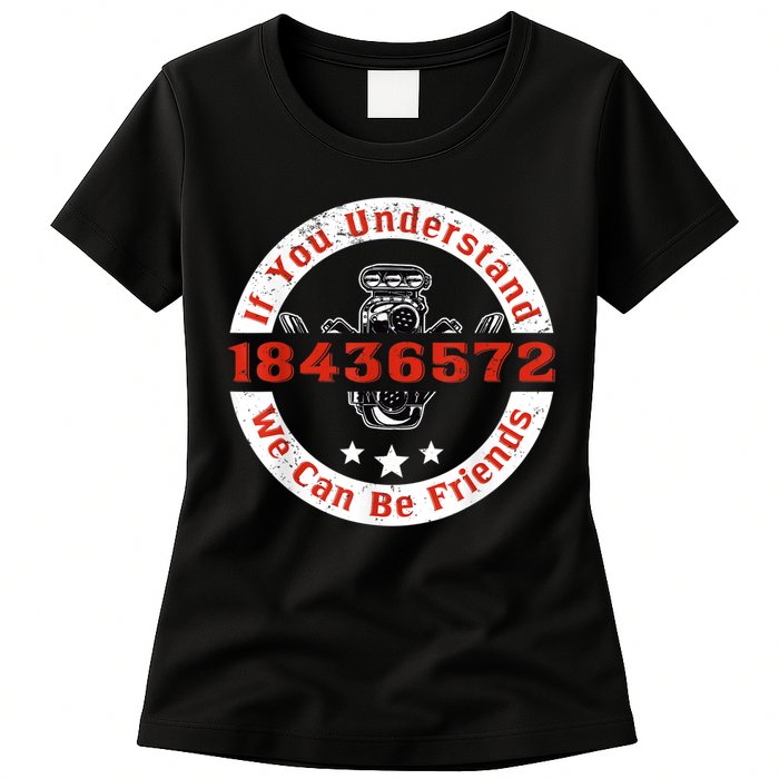 Mechanic Car Mechanic 18436572 V8 Mechanical Engineer Womens T-Shirt