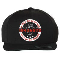 Mechanic Car Mechanic 18436572 V8 Mechanical Engineer Wool Snapback Cap