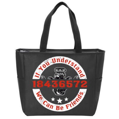 Mechanic Car Mechanic 18436572 V8 Mechanical Engineer Zip Tote Bag