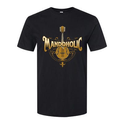 Mandaholic Country Music Mandolin Musical Player Musicians Softstyle® CVC T-Shirt