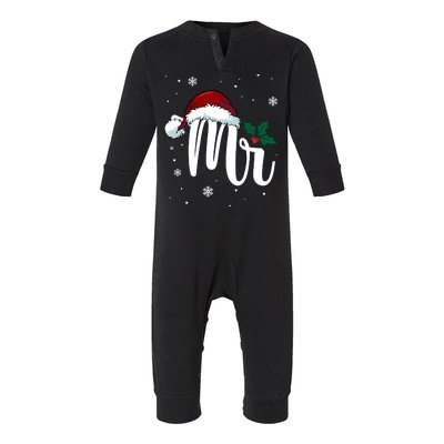 Mr. Claus Matching Family Christmas Infant Fleece One Piece