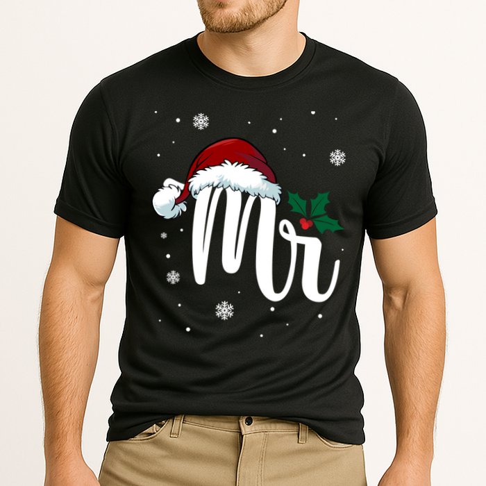 Mr. Claus Matching Family Christmas Cooling Performance Crew T-Shirt