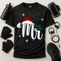 Mr. Claus Matching Family Christmas Cooling Performance Crew T-Shirt