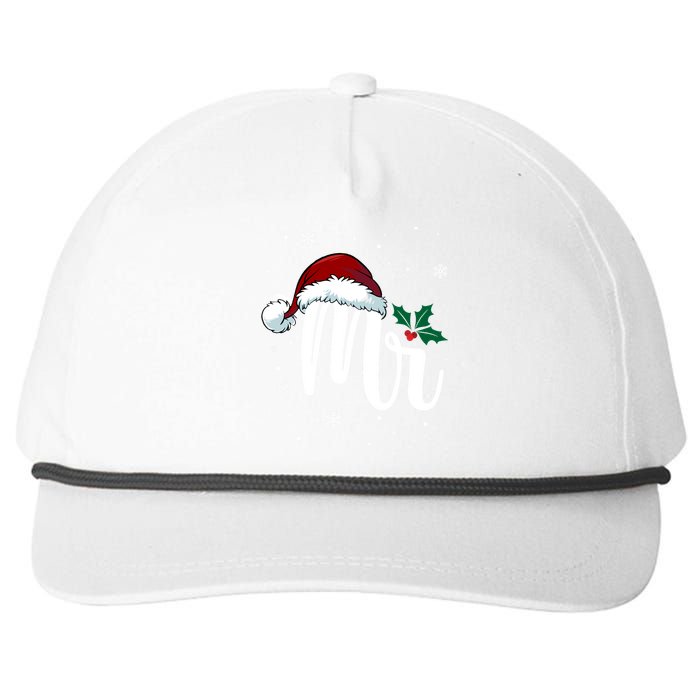 Mr. Claus Matching Family Christmas Snapback Five-Panel Rope Hat