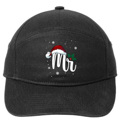 Mr. Claus Matching Family Christmas 7-Panel Snapback Hat