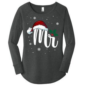 Mr. Claus Matching Family Christmas Women's Perfect Tri Tunic Long Sleeve Shirt