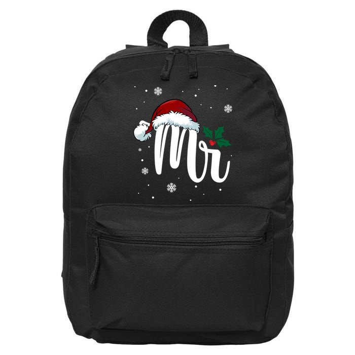 Mr. Claus Matching Family Christmas 16 in Basic Backpack