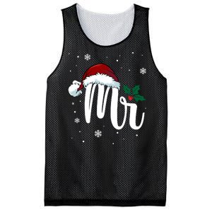 Mr. Claus Matching Family Christmas Mesh Reversible Basketball Jersey Tank