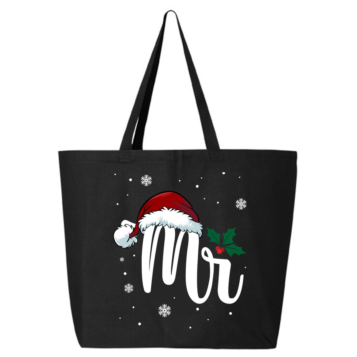 Mr. Claus Matching Family Christmas 25L Jumbo Tote