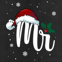 Mr. Claus Matching Family Christmas 25L Jumbo Tote