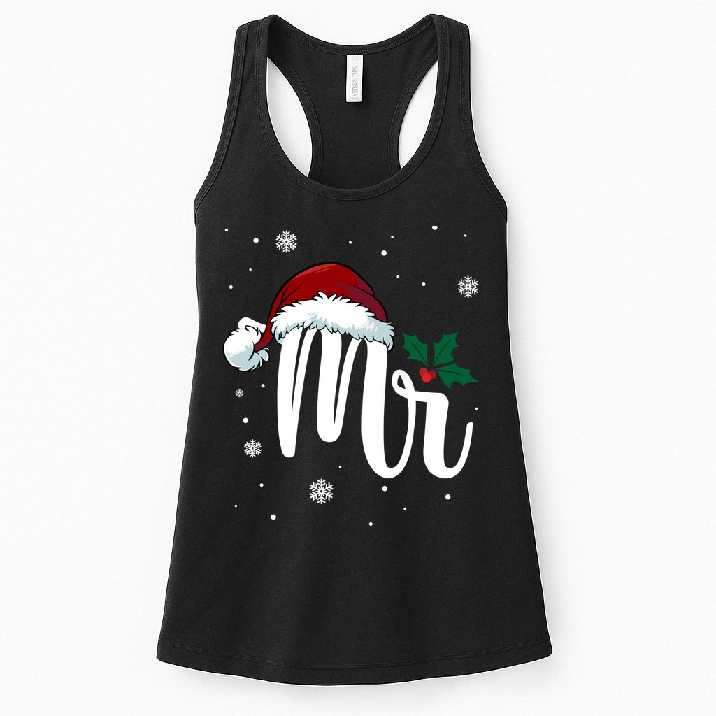 Mr. Claus Matching Family Christmas Womens Tank Top