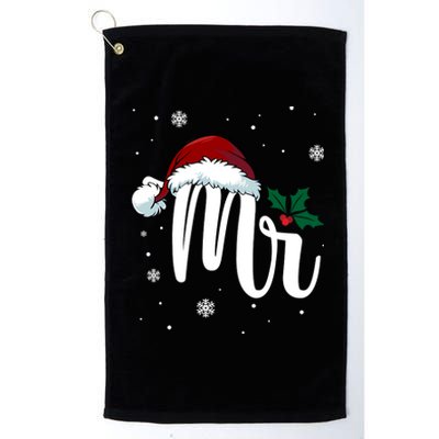 Mr. Claus Matching Family Christmas Platinum Collection Golf Towel