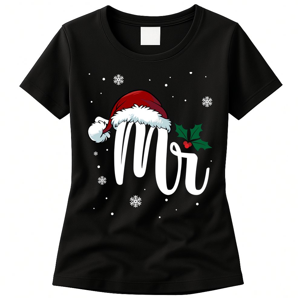 Mr. Claus Matching Family Christmas Womens T-Shirt
