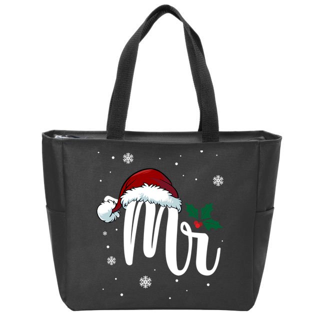 Mr. Claus Matching Family Christmas Zip Tote Bag