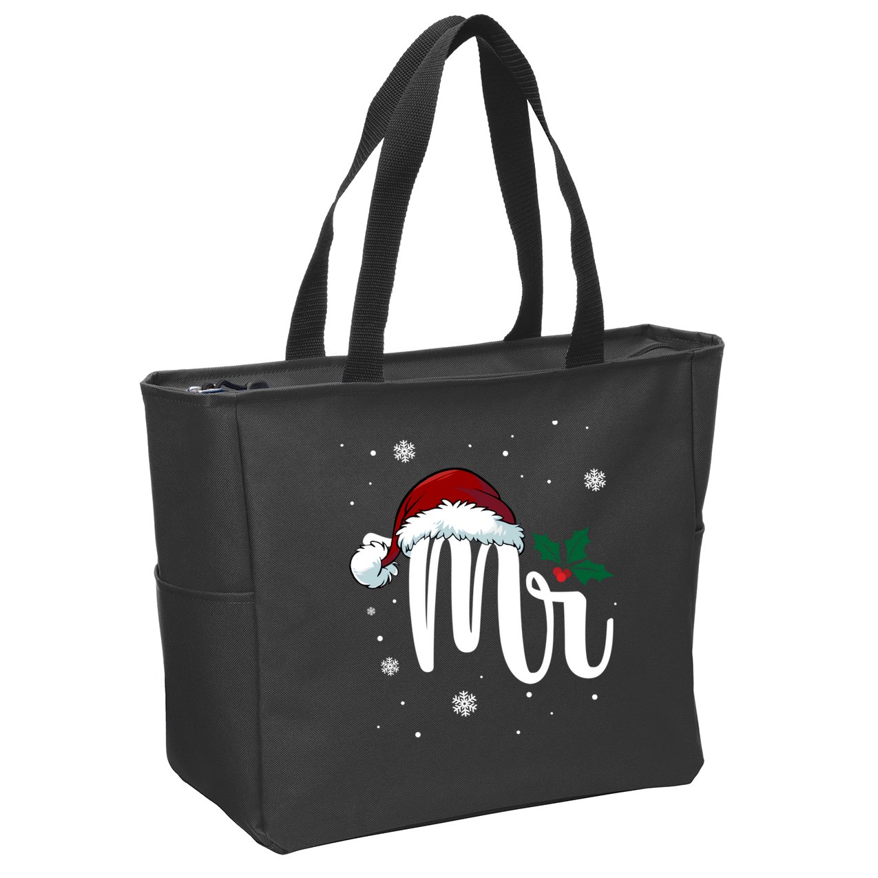 Mr. Claus Matching Family Christmas Zip Tote Bag