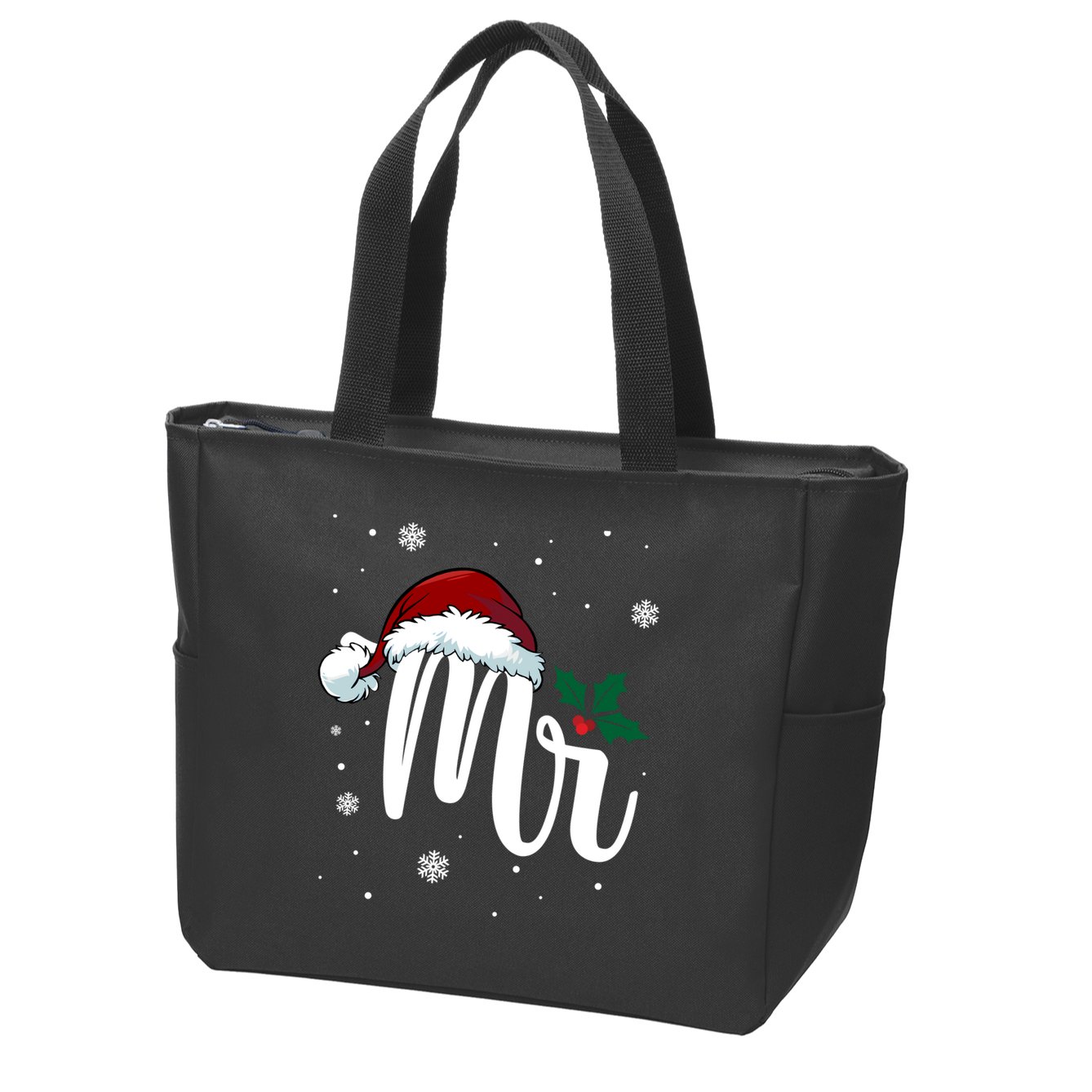Mr. Claus Matching Family Christmas Zip Tote Bag