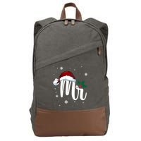 Mr. Claus Matching Family Christmas Cotton Canvas Backpack