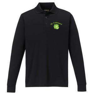 My Cabbages Performance Long Sleeve Polo