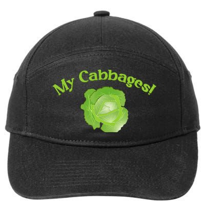 My Cabbages 7-Panel Snapback Hat