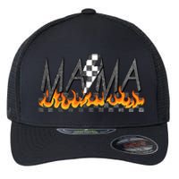 Mama Checkered Mom Rocker Mother's Day Flexfit Unipanel Trucker Cap