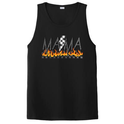 Mama Checkered Mom Rocker Mother's Day PosiCharge Competitor Tank