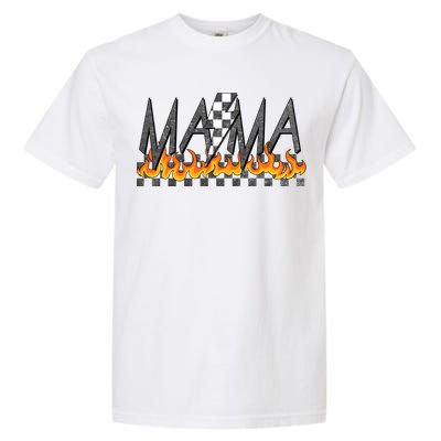 Mama Checkered Mom Rocker Mother's Day Garment-Dyed Heavyweight T-Shirt