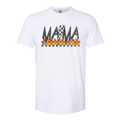 Mama Checkered Mom Rocker Mother's Day Softstyle® CVC T-Shirt