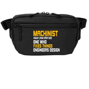 Machinist CNC Machine Tools Profession Machinery Operator Crossbody Pack