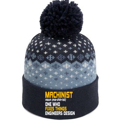 Machinist CNC Machine Tools Profession Machinery Operator The Baniff Cuffed Pom Beanie