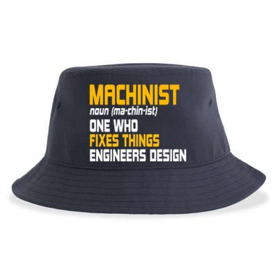 Machinist CNC Machine Tools Profession Machinery Operator Sustainable Bucket Hat