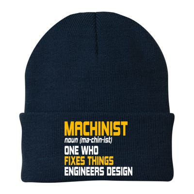 Machinist CNC Machine Tools Profession Machinery Operator Knit Cap Winter Beanie