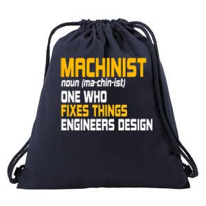 Machinist CNC Machine Tools Profession Machinery Operator Drawstring Bag