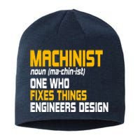 Machinist CNC Machine Tools Profession Machinery Operator Sustainable Beanie