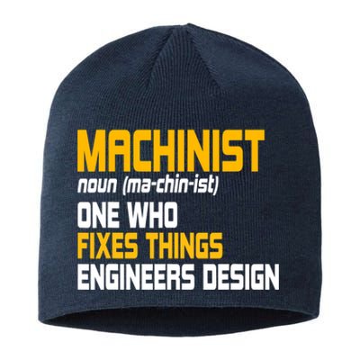 Machinist CNC Machine Tools Profession Machinery Operator Sustainable Beanie