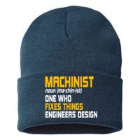 Machinist CNC Machine Tools Profession Machinery Operator Sustainable Knit Beanie