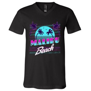 Malibu California V-Neck T-Shirt