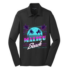 Malibu California Silk Touch Performance Long Sleeve Polo