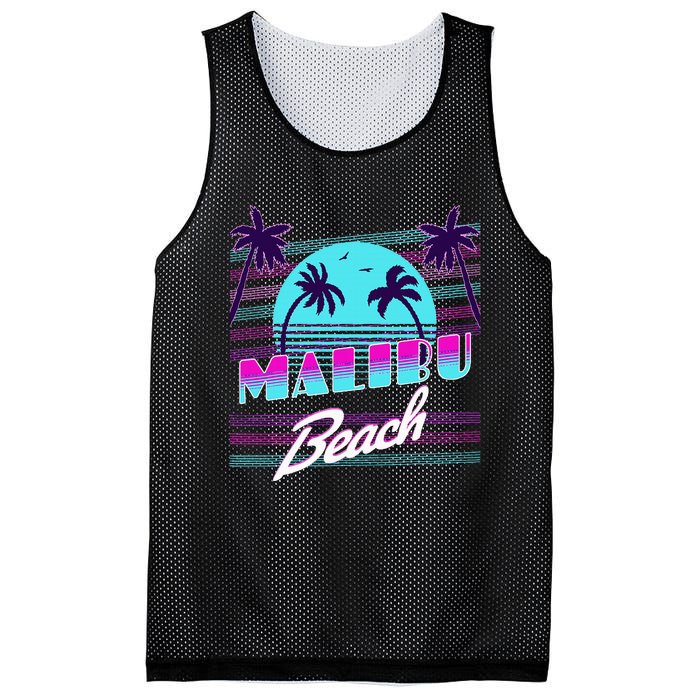 Malibu California Mesh Reversible Basketball Jersey Tank