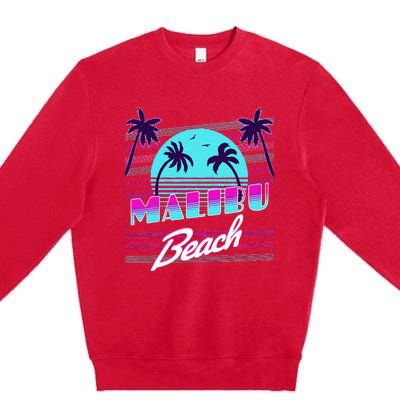 Malibu California Premium Crewneck Sweatshirt