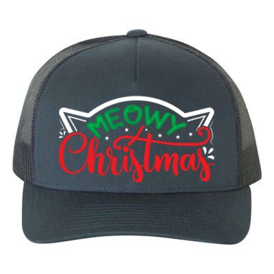 Meowy Christmas Yupoong Adult 5-Panel Trucker Hat